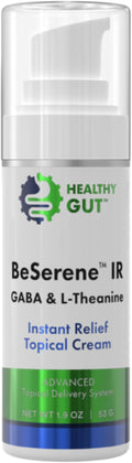 Healthy Gut BeSerene IR | GABA &amp L-Theanine | Instant Relief Topical Cream | 1.9 OZ
