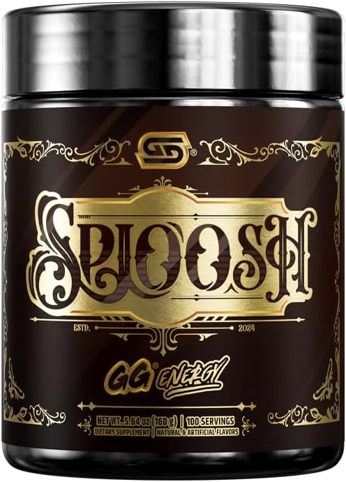Gamer Supps GG Energy - Sploosh by CottontailVA (100 Servings) - Keto Friendly Gaming Energy and Nootropic Blend Sugar Free + Organic Caffeine + Vitamins + Immune Support Powder Drink