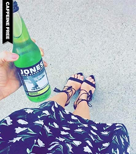 Jones Soda 12 ounce Glass Bottles (Green Apple 12 Bottles)