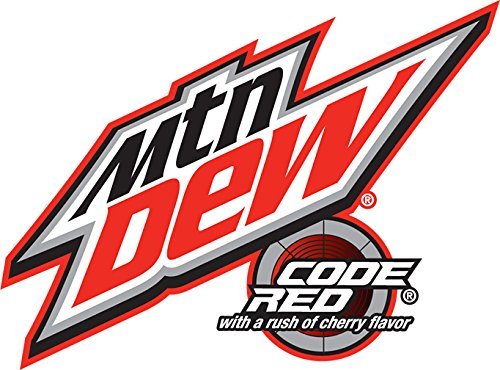 Mountain Dew Code Red 12oz Can (Pack of 18 Total of 216 Fl Oz)