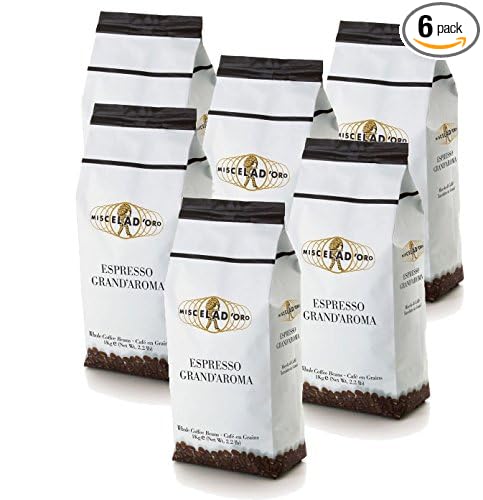 Miscela D'oro Grand Aroma Whole Beans 6-2.2 Pound Bags - The Best Espresso