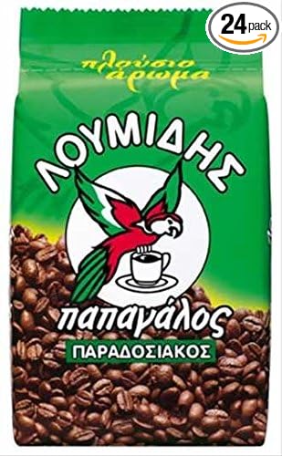 BOX CASE (24 Pcs x 16oz) Greek Ground Coffee (loumidis) by Loumidis original FROM GREECE TRADITIONAL