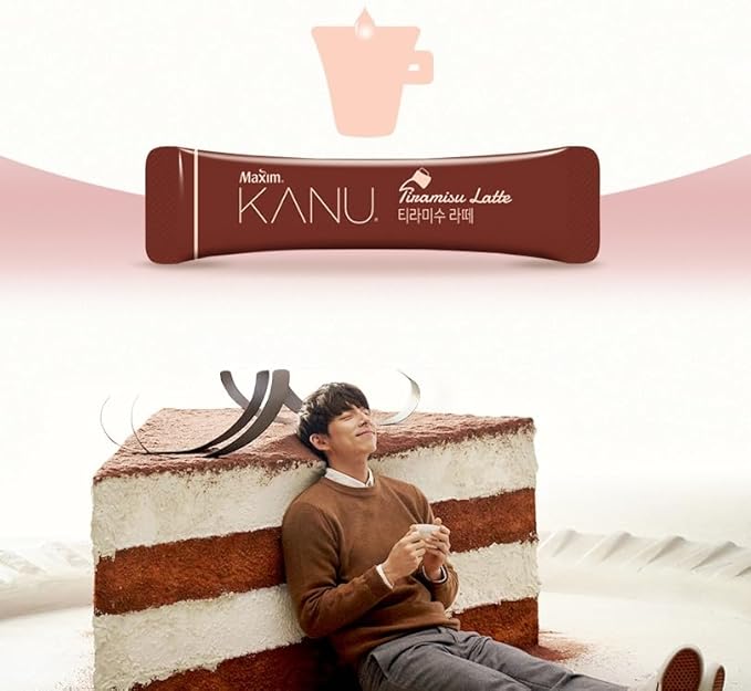 Kanu Maxim Latte Instant Coffee (17.3g x 24t Tiramisu)