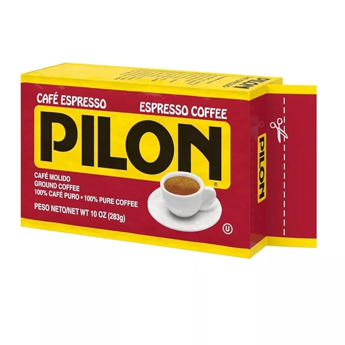 Pilon Ground Espresso Coffee 10oz | 284g (Pack of 06)