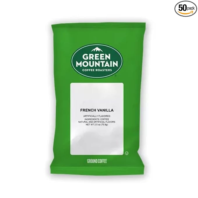 Green Mountain Coffee Roasters French Vanilla Keurig Fractional Packs 50 Count 2.2 oz.