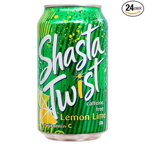 New 365334 Shasta 12 Oz Twist (24-Pack) Bottle Soda Cheap Wholesale Discount Bulk Beverages Bottle Soda Fashion Accessories