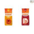 Dunkin' Caramel Me Crazy Flavored Ground Coffee and Cinnamania Flavored Ground Coffee 11 Ounces