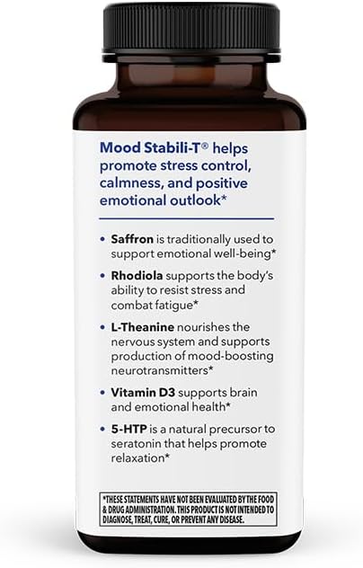 LifeSeasons Rest-ZZZ Extra Strength + Mood Stabili-T Bundle – Natural Sleep &amp Mood Support – Fall Asleep &amp Stay Asleep Promote Calmness Balanced Mood &amp Happiness – Melatonin 60 Capsules