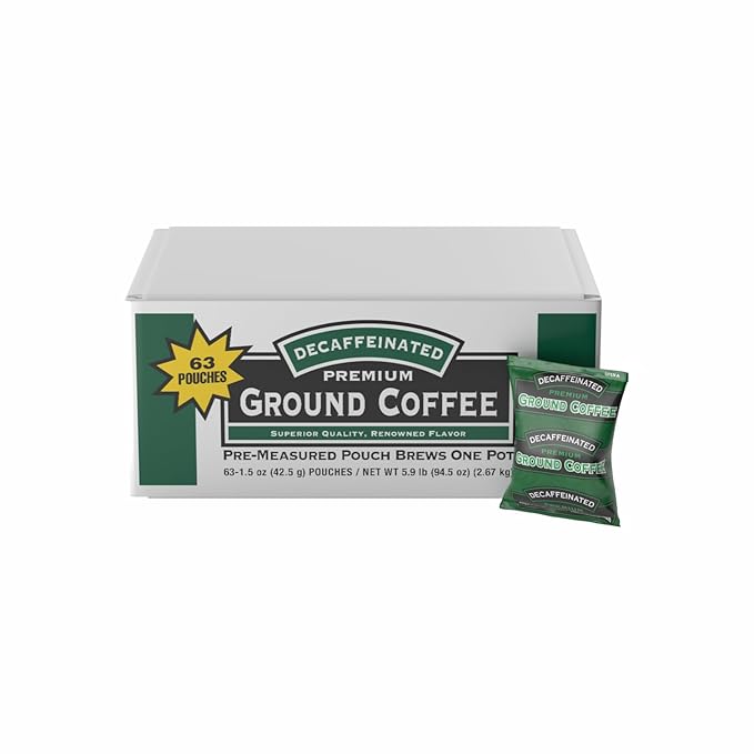 McCullagh Coffee 100% Arabica Premium Ground Decaffeinated Coffee