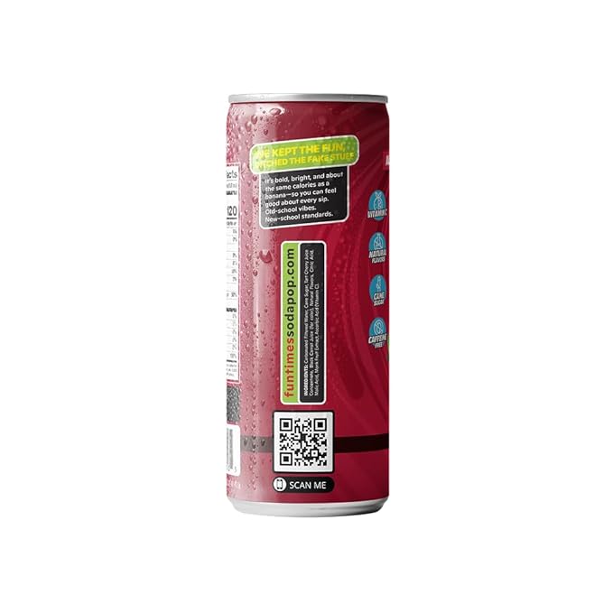 Fun Times Soda Pop (12 Pack Chillin Cherry)