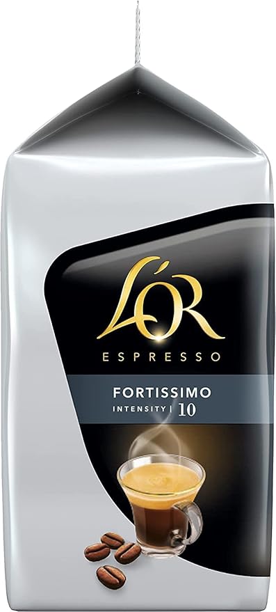 Tassimo Fortissimo L'Or Espresso Coffee Medium Roast 32 Count Discs