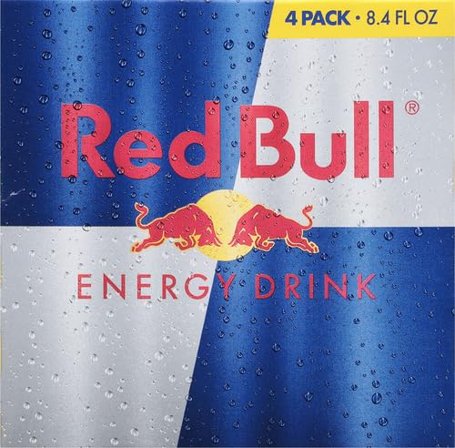 Red Bull Energy Drink 80mg Caffeine | Taurine &amp B Vitamins | 8.4 Fl Oz | Pack of 12 Cans