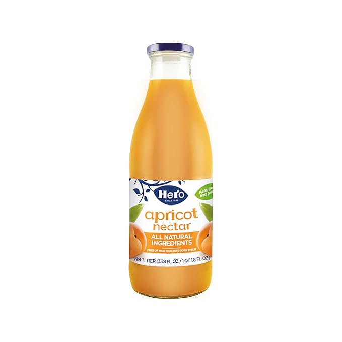 Hero Juice Nectar Apricot 33.8 Fl Oz