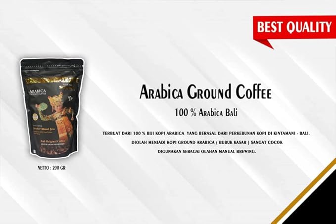BanyuaTis Indonesia Coffee Arabica Ground Coffee Special for Manual Brew 200g