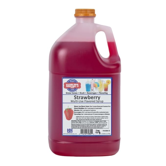 Hartley's Multi-Use Flavored Syrup 1 Gallon (Strawberry)