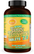 Youngevity Beyond Tangy Tangerine 2.0 Multi-Vitamin &amp Mineral Complex - Made with Natural &amp Whole Foods | 160000 ORAC | 120 Tablets | 1 Bottle