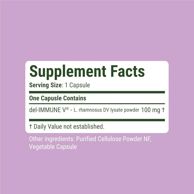 Del-Immune V® Defense by Stellar Biotics All-Natural Immune Support &amp Gut Health (+) Immediate Care Metabiotic: NextGen Probiotic Therapy (120 Caps)