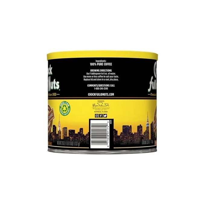 Chock Full o' Nuts Gourmet Roast Coffee 26 Ounce (Pack of 4)