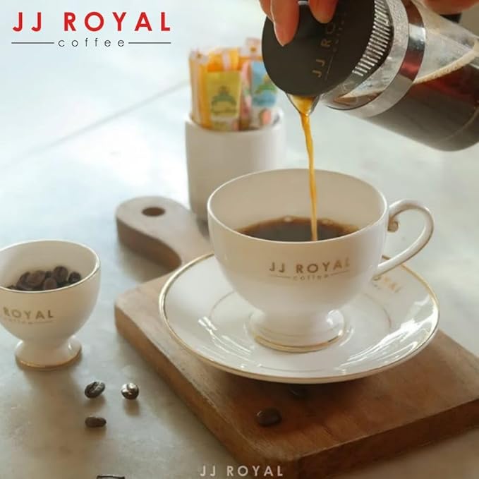 JJ Royal Coffee Flores Arabica 200g Ground Coffee (Pack of 4)