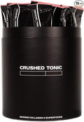 Crushed Tonic Korean Beauty Collagen Coffee | Hydrolyzed Marine Collagen Peptides + Arabica Coffee | K-Beauty Drink | Gluten-Free Halal &amp Kosher (Coffee 15 Servings Sticks)