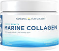Nordic Naturals Nordic Beauty Marine Collagen Powder Strawberry - 5.29 Ounces - Collagen Powder Supplement for Healthy Skin Joints and Bones Vitamin C for Antioxidant Support - 30 Servings