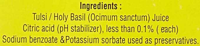 Basic Ayurvedic Basil Juice 960 Milliliter(mL)