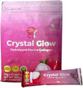 Crystal Glow Hydrolyzed Marine Collagen Mix with Glutathione &amp Lychee Extract 10 Sachets