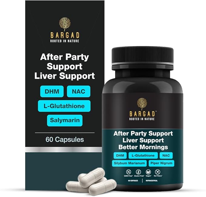 DHM Metabolic Balance &amp Morning Refresh Supplement | Fuller Health After Party | Post-Celebration Wellness Support | 60 Capsules