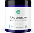 Ora Organic Vegan Collagen-Boosting Powder for Women and Men - Hair Skin &amp Nails Support - Bamboo Silica Plant-Based Protein Organic Vitamin C Aloe Vera - Vanilla Flavor 20 Servings