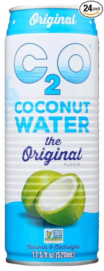 C2O Pure Coconut Water 17.5 Ounce (Pack of 24)