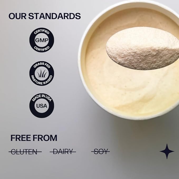 Collagen + Magnesium | VERISOL Bioactive Collagen Peptides Magnesium Glycinate &amp Taurate Salts | Lauren Roxburgh Rest + Restore | Calming Nightly Beauty Routine (No Flavor) [30 Serves]