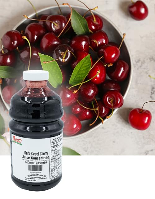Nature Blessed 100% Pure Dark Sweet Cherry Concentrate - 1 Quart (1/32 fl oz bottle) Applications: Home Wine Making Beer Brewing Distilling Smoothies or Cider