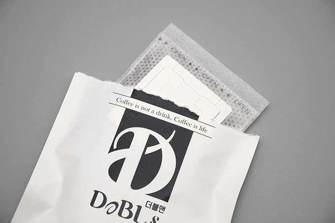 Gabia DEBL&amp Drip Coffee Bag (Devil's Temptation) Single-Serve Pour Over Drip Coffee with Bold Deep Aroma &amp Taste Perfectly Blended by SCA Pro Roaster Made in Korea
