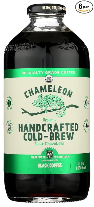 Chameleon Cold-Brew Black Coffee Concentrate 6 pack