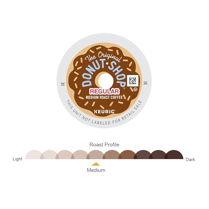 The Original Donut Shop Regular Keurig Single-Serve K-Cup Pods Medium Roast Coffee 24 Count (Pack of 2)