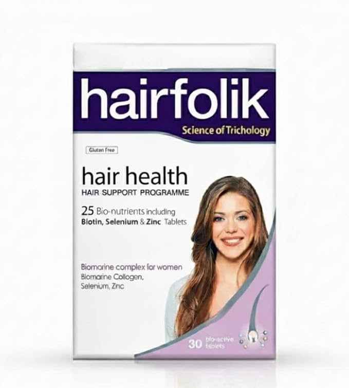 Hair supplements with Advanced Hair Nutrition formula for Women with Biomarine collagen complexBiotin &amp Zinc that support hair growth &amp maintain healthy hair| 30 Nonveg tablet