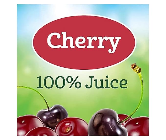 Juicy Juice Cherry 100% Juice Four 64 Fl Ounce Bottles No Sugar Added Drink Vitamin C 4 Pack by ZIUU