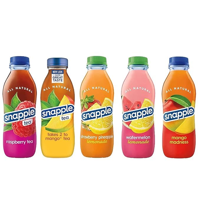Ice Tea and Juices variety pack 16 fl oz recycled plastic bottle Pack of 17