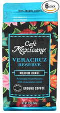 Cafe Mexicano Coffee Ground Veracruz Medium 12 oz (Pack of 6)