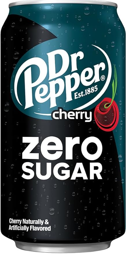 Dr. Pepper Zero Sugar Variety Pack - 4 Flavors | 12 Fl Oz (Pack of 8)