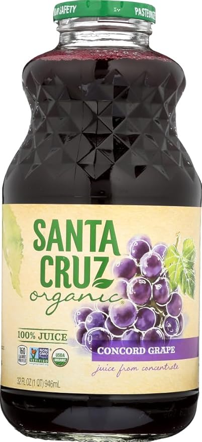 Santa Cruz Juice Grape Concord Org