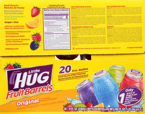 Little Hug 4 Flavor Team Pack Fruit Drink 8 oz