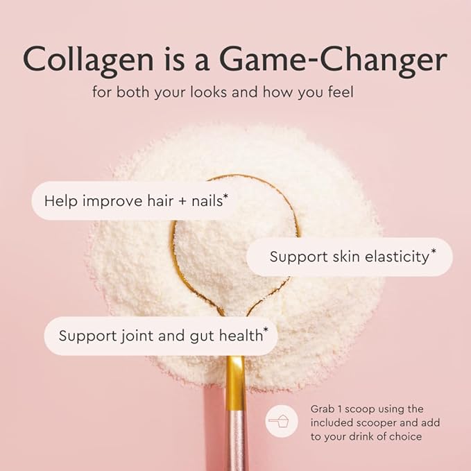 Alaya Multi Collagen Powder - Type I II III V X Hydrolyzed Collagen Peptides Protein Powder Supplement with MSM + GC (Vanilla)