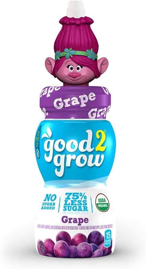 Good 2 Grow Single Serve Juicy Waters Grape 6 Fluid Ounce - 12 per case.
