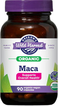 Oregon's Wild Harvest Maca Root | Made with Organic Raw Maca Root and Vegan Capsules 90 Count