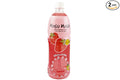 Nata de Coco with Strawberry Juice - 1L (Pack of 2)