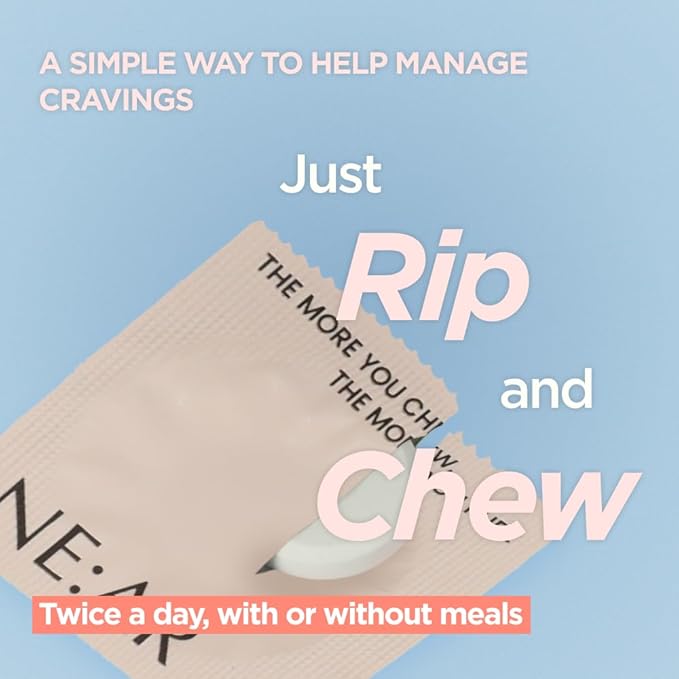 NE:AR Glow Collagen Chews – 2 500mg Peptides with Hyaluronic Acid &amp Vitamin C Tasty Easy Daily Support for Skin Hair Nails Pineapple Flavor