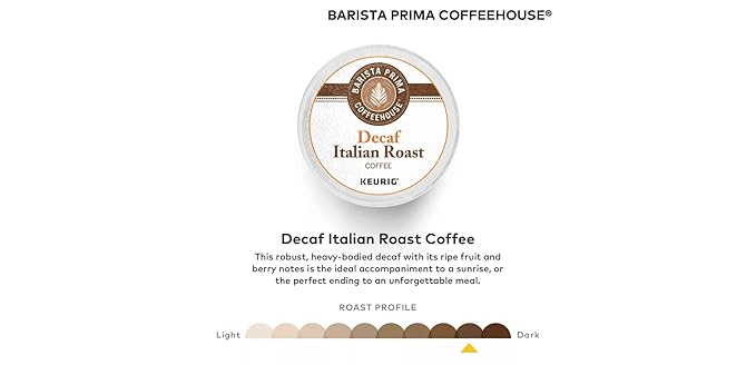 Keurig Barista Prima Coffeehouse Decaf Italian Roast Coffee K-Cups (48-Count)