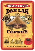 100% Dak Lak Vietnamese Coffee (Robusta Ground 1 Kilo Bag)