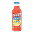Calypso Lemonade Strawberry Lemonade Made with Real Fruit 16 Fl Oz Glass Bottles (Pack of 12)